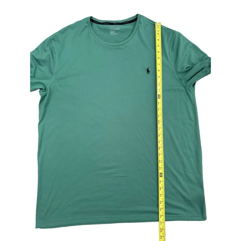 Polo Ralph Lauren Performance Green‎ Short Sleeve Crewneck Tshirt Size 1XB